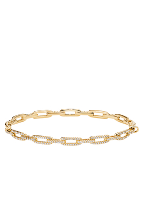 Stax Chain Link Bracelet in 18k Yellow Gold